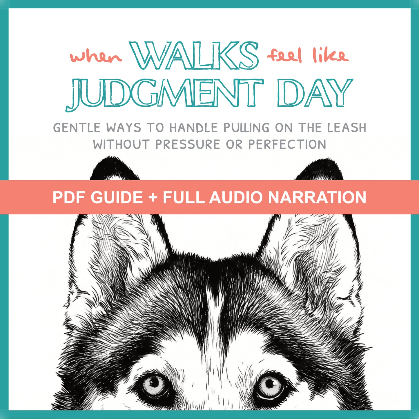 Book cover with a dog illustration and text about gentle dog training techniques.